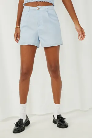 Buttoned Detail Trouser Shorts