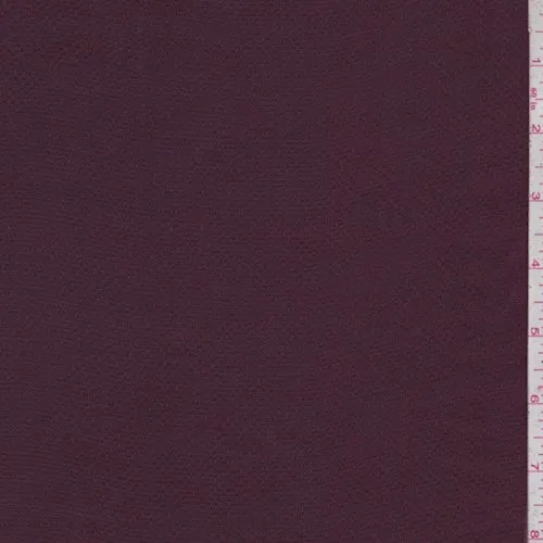 1 YD PC-Wine Mini Check Silk Chiffon Fabric