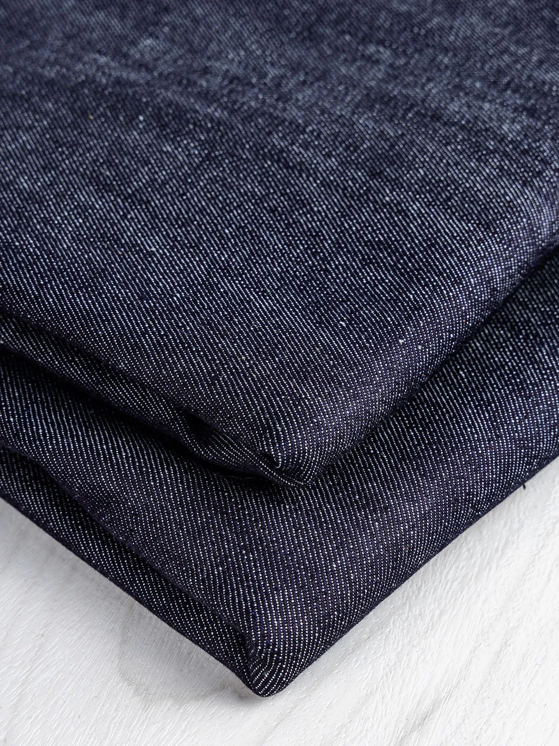 10.25oz Stretch Organic Cotton Denim - Midnight Blue