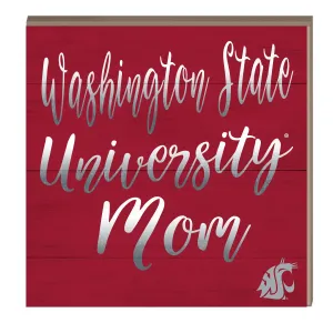 10x10 Crimson Mom wood sign