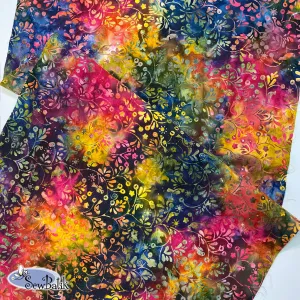 112" Wide Batik - Flock Together - HoneySuckle Garden