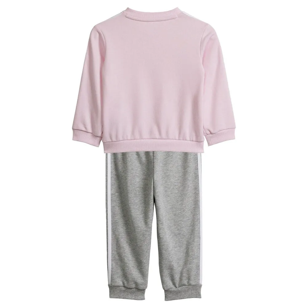 Adidas Essentials Tracksuit, Grey/Pink