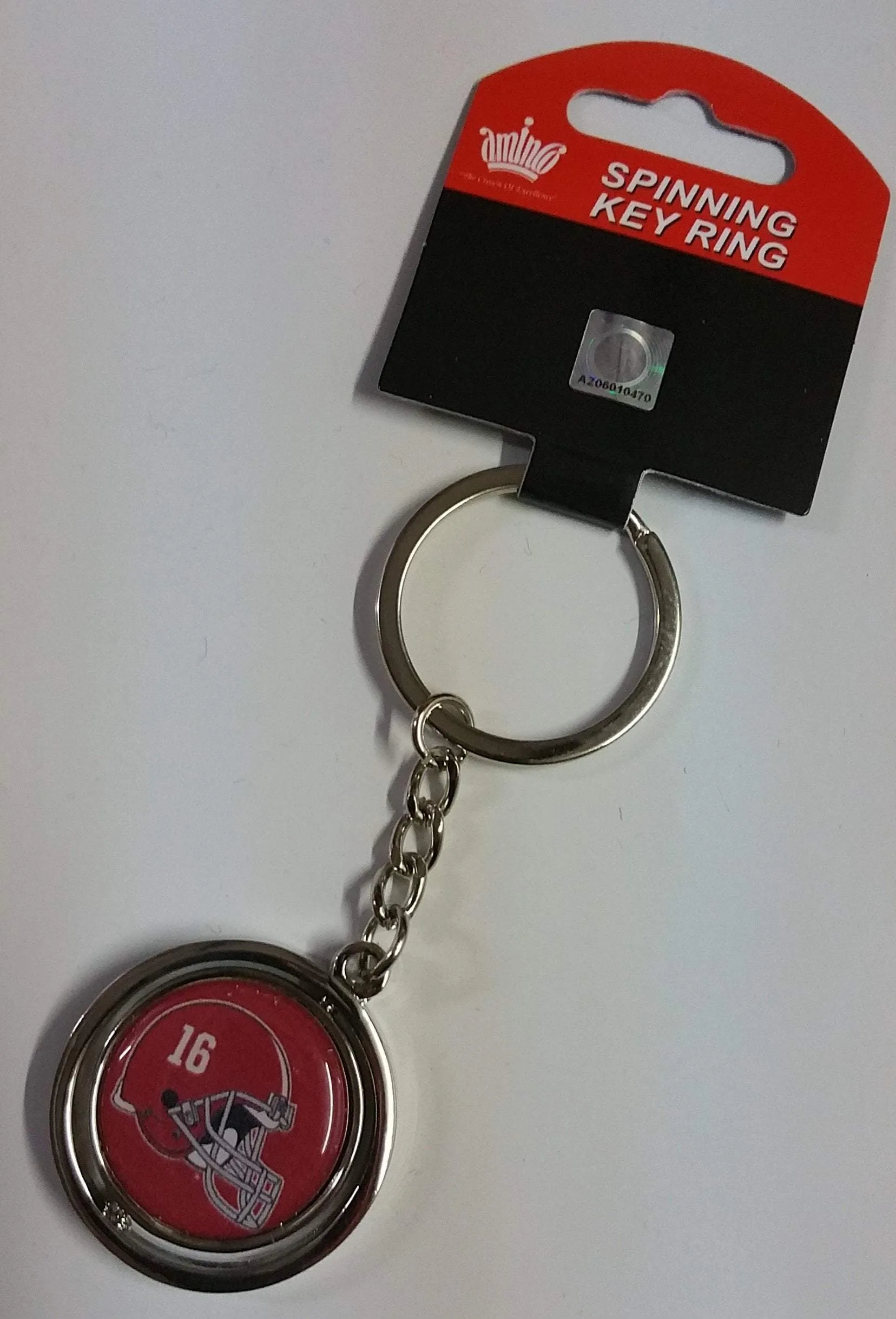 Alabama Crimson Tide 2016 Football National Champions Chrome Spinning Keychain