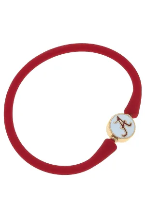 Alabama Crimson Tide Silicone Bali Bracelet in Crimson