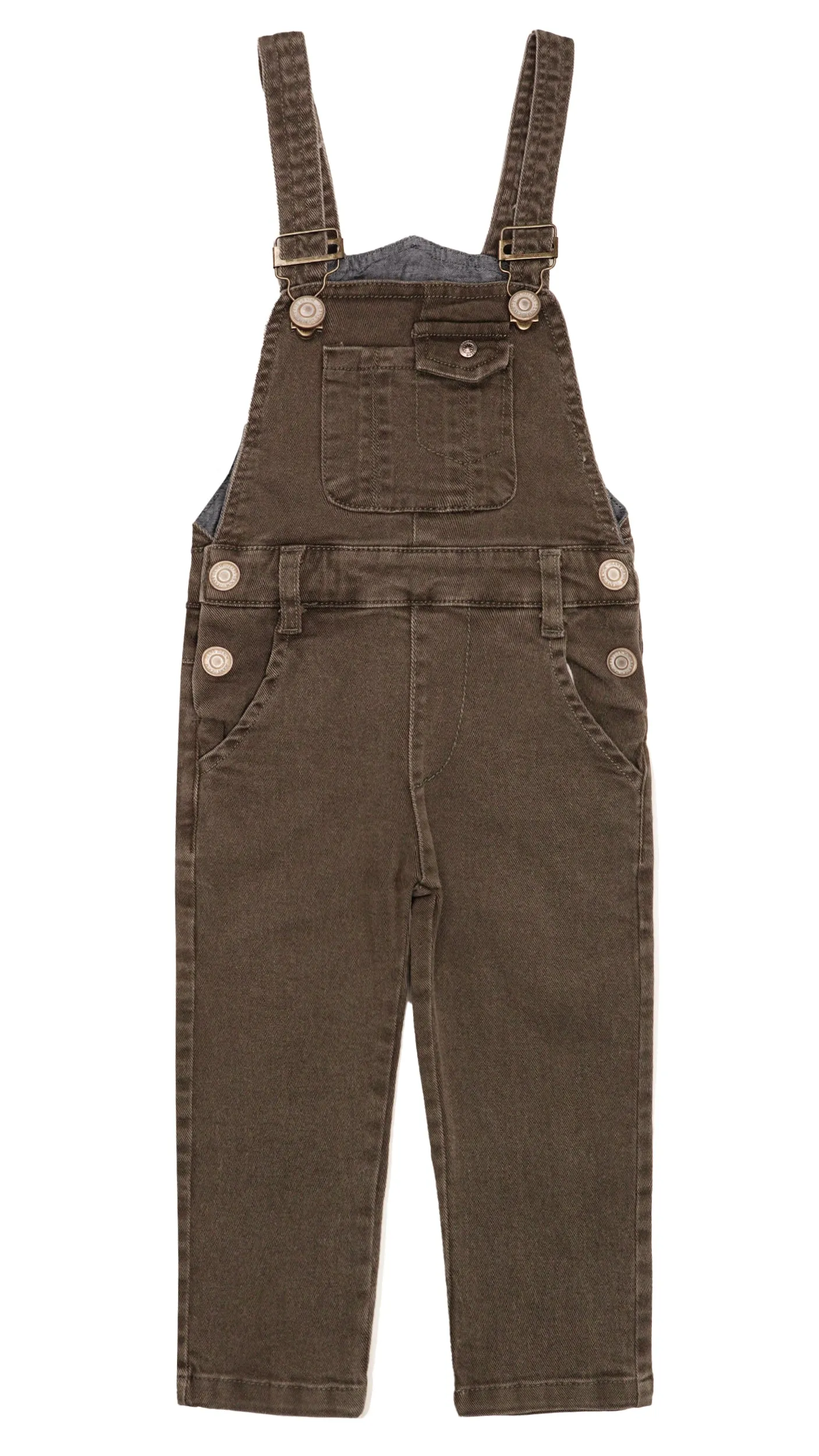 Baby Toddler Canvas Ripped Holes Casual Workwear Overalls