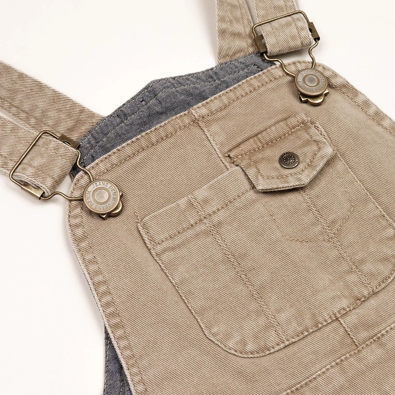 Baby Toddler Canvas Ripped Holes Casual Workwear Overalls