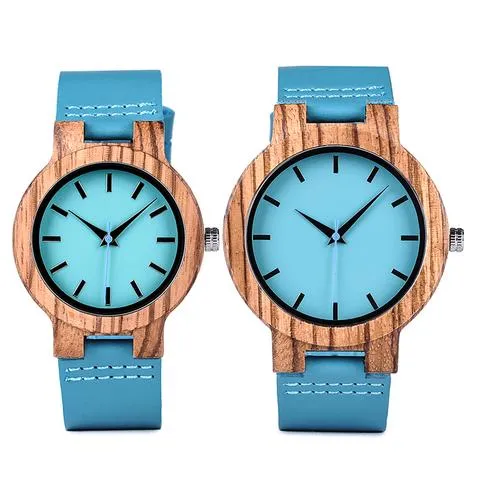 Bamboo Blue Watch