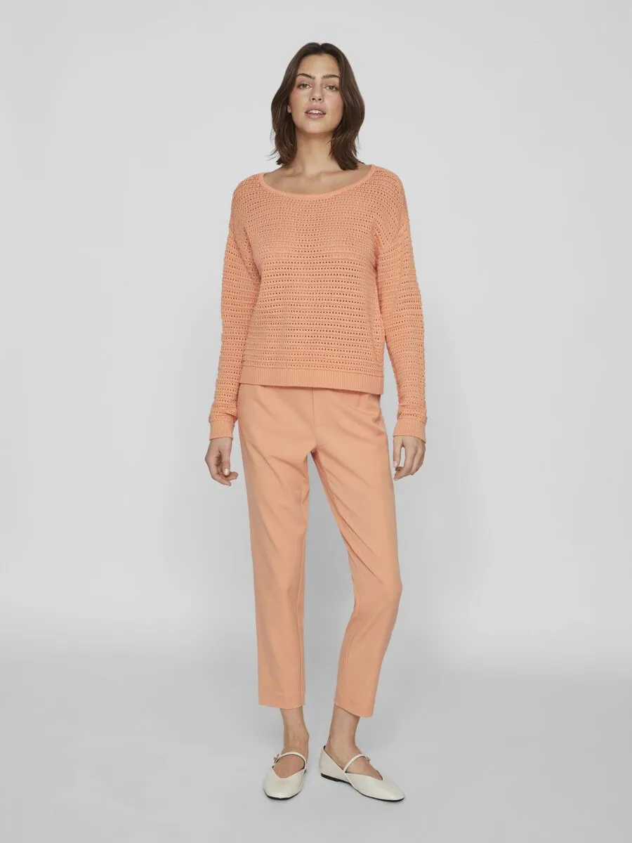 Bella Boatneck Jumper (Shell Coral)