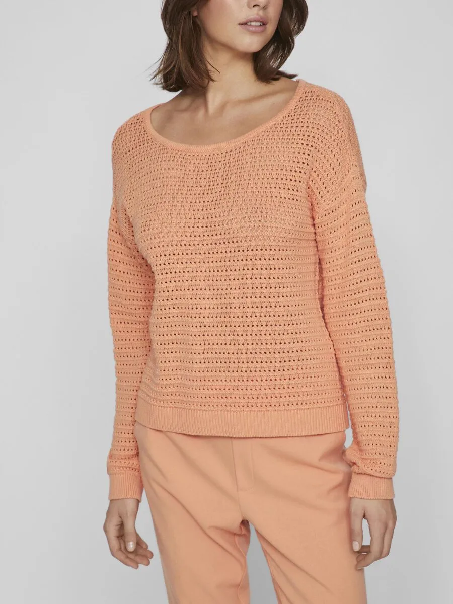 Bella Boatneck Jumper (Shell Coral)