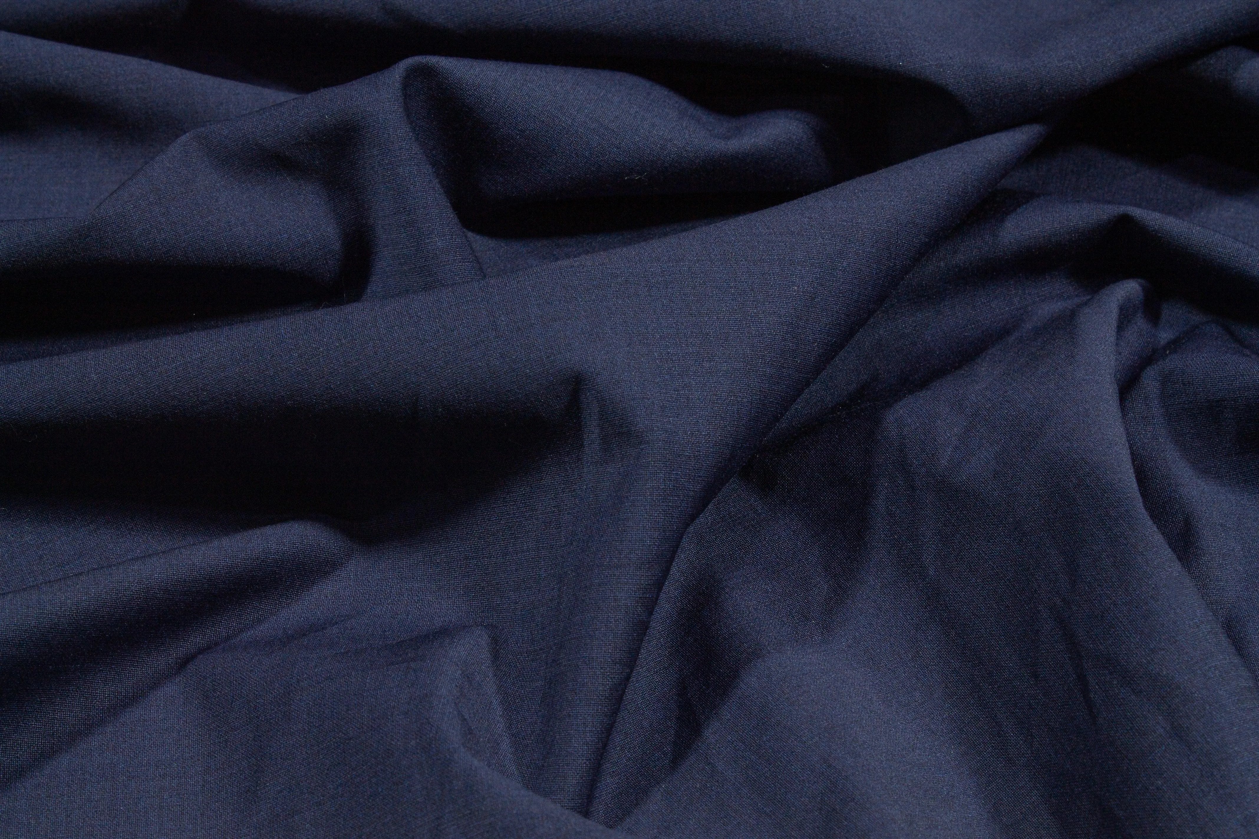 Blue Italian Wool Suiting