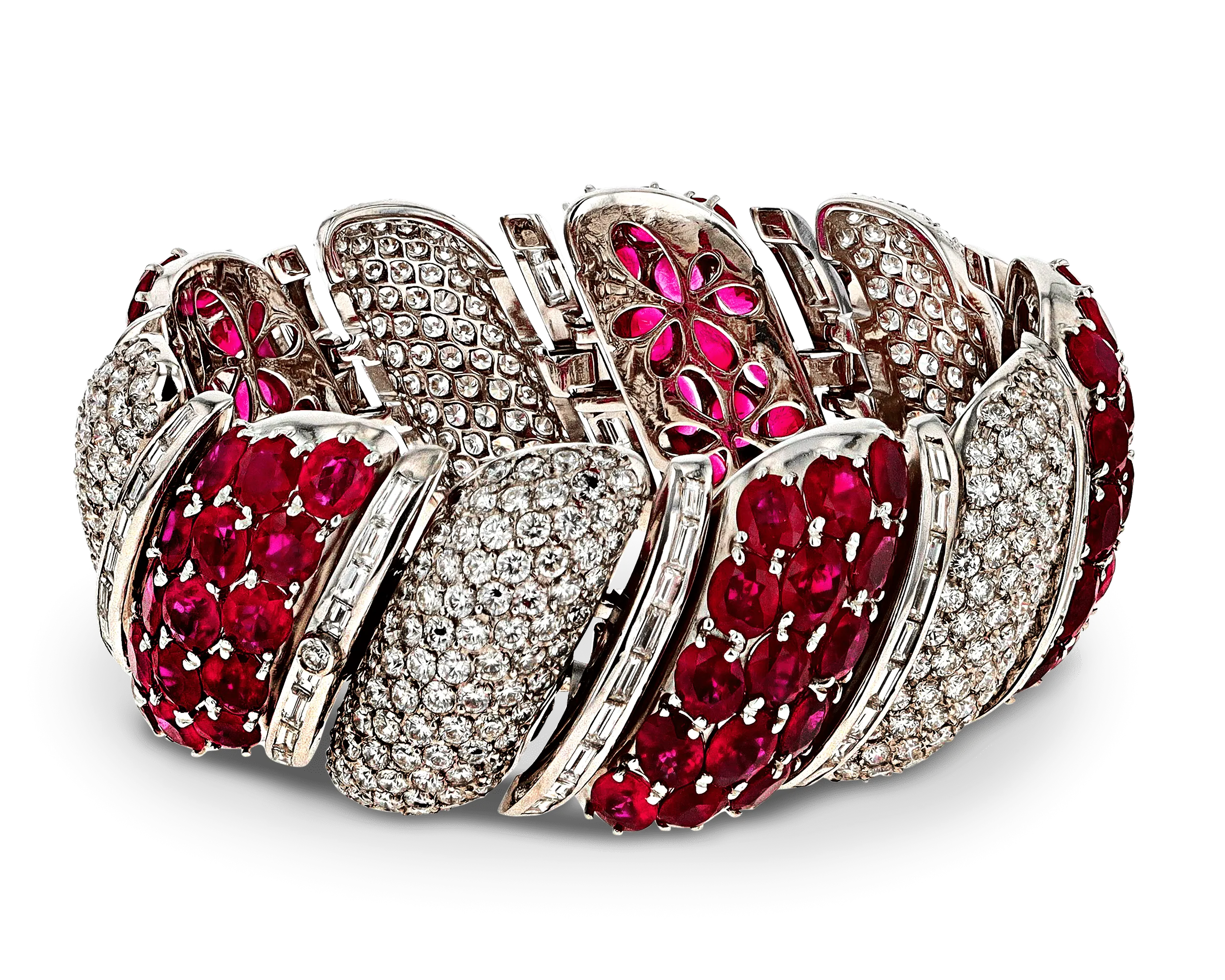 Burma Ruby and Diamond Bracelet