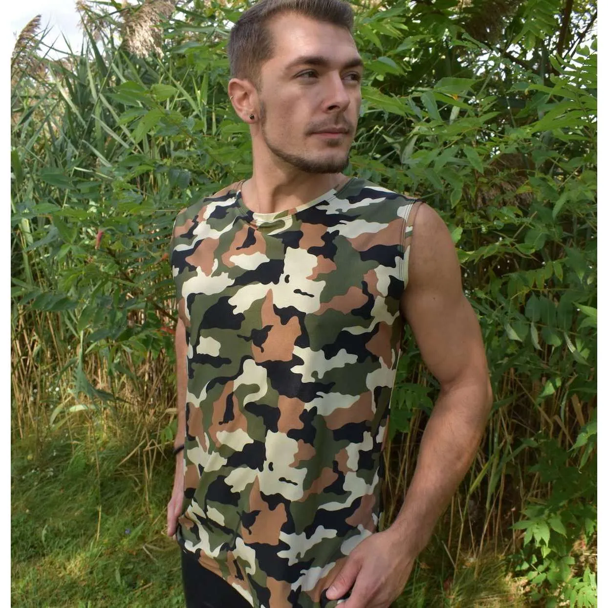 Camouflage Nylon Spandex Fabric by-the-yard