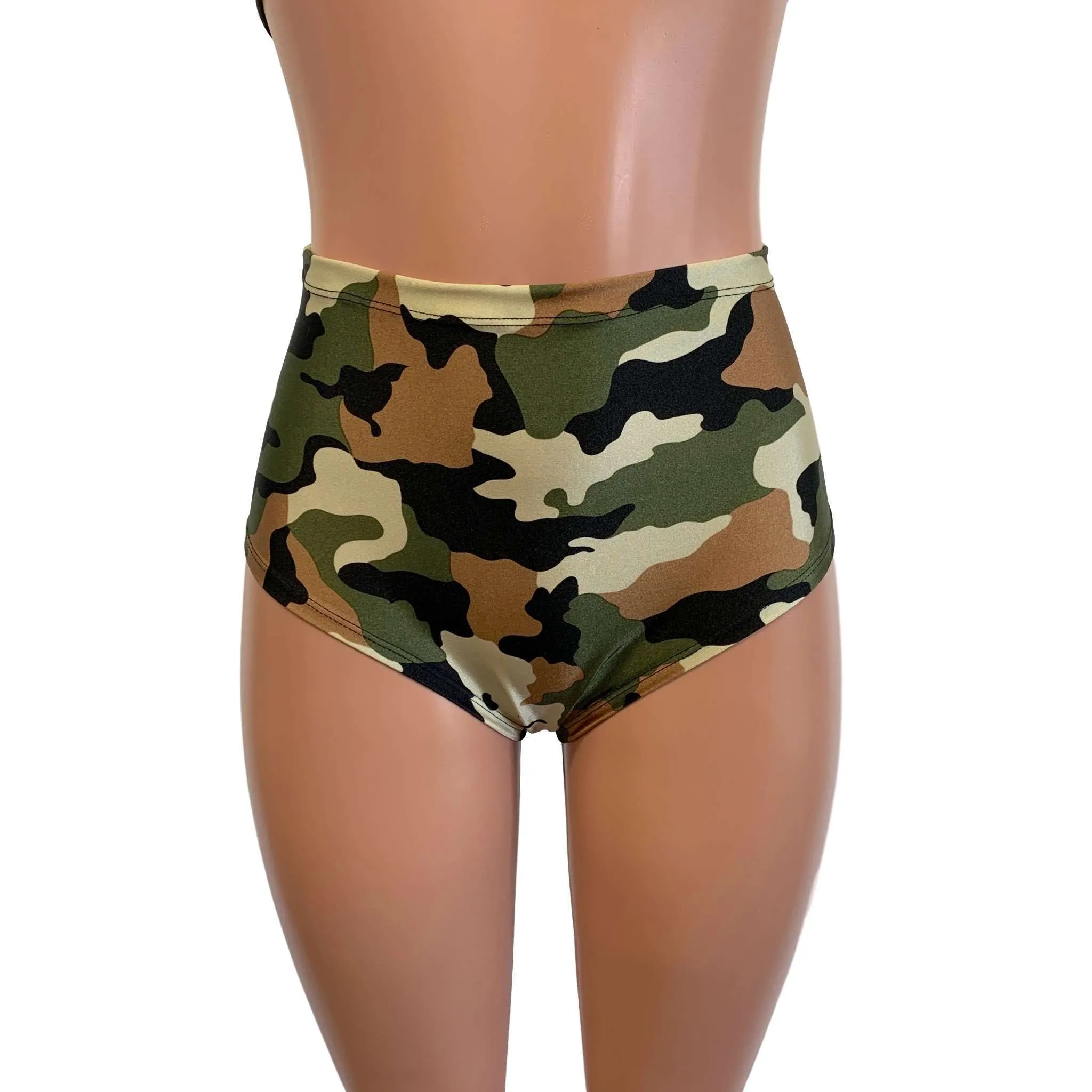 Camouflage Nylon Spandex Fabric by-the-yard