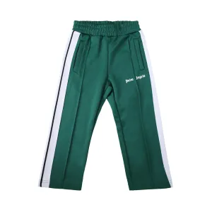 Children's sweatpants Palm Angels, color: green/white