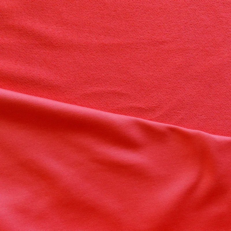 Chilie Red Dri-Fit Stretch Series Brushed French Terry Knit Fabric