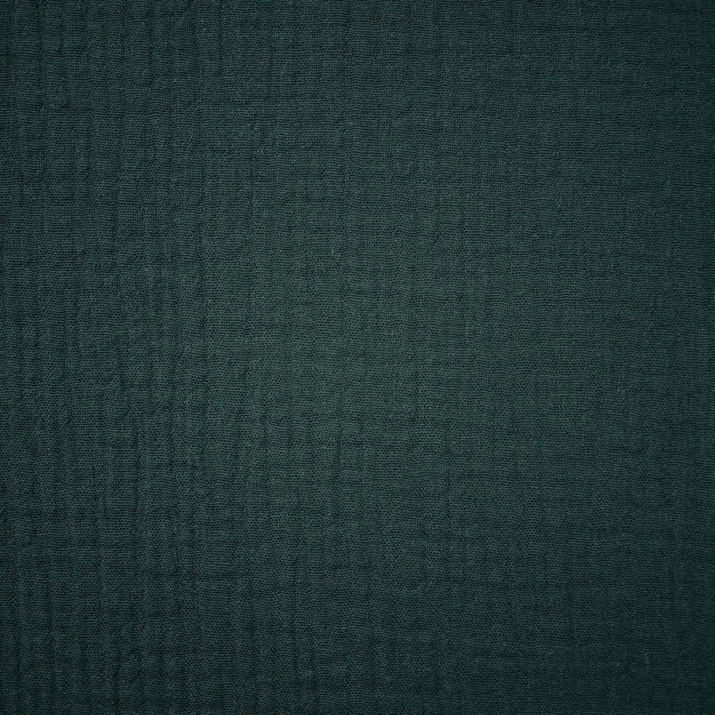 Cotton Double Gauze Solid Evergreen