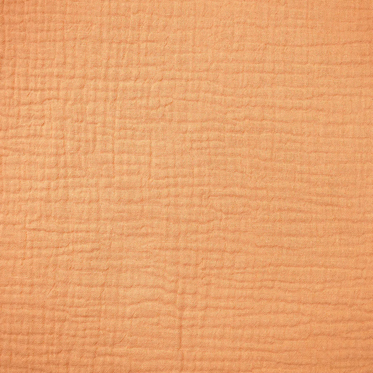 Cotton Double Gauze Solid Peach