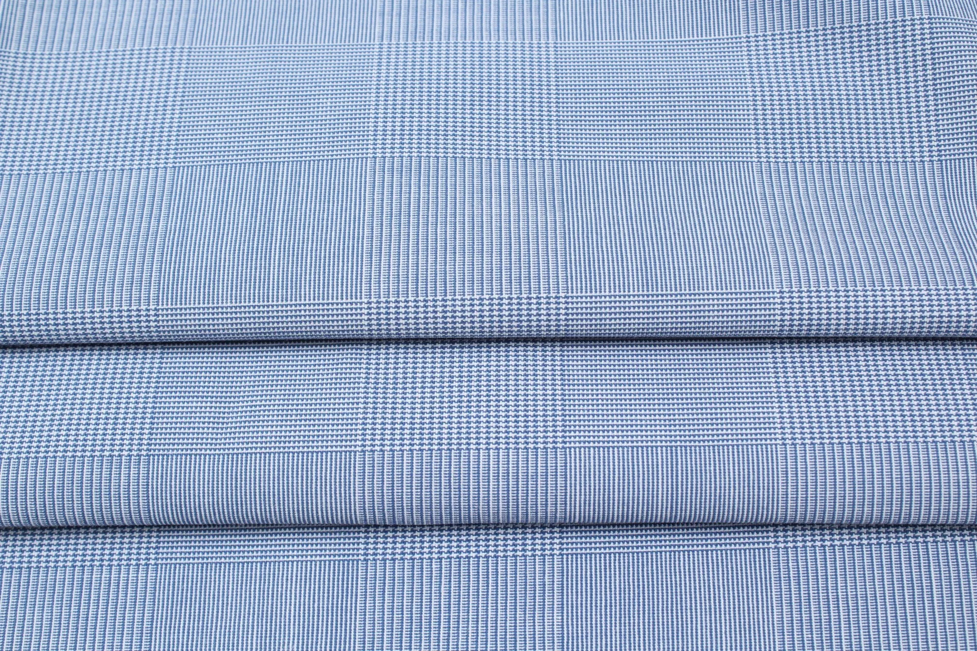 Cotton Stretch Prince of Wales for Trousers