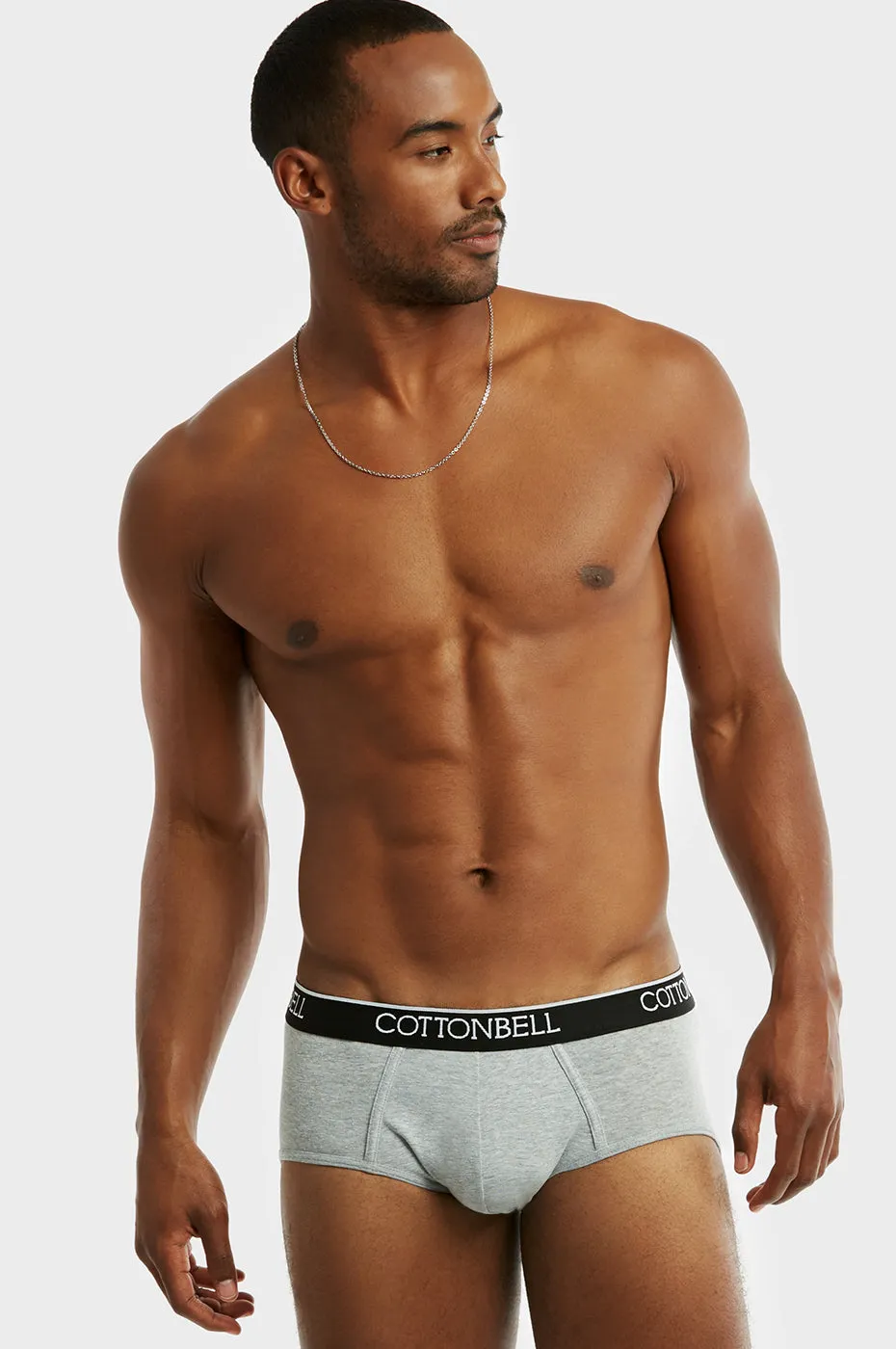 COTTONBELL MEN'S BAND BIKINI (TUB400C_GR-H)