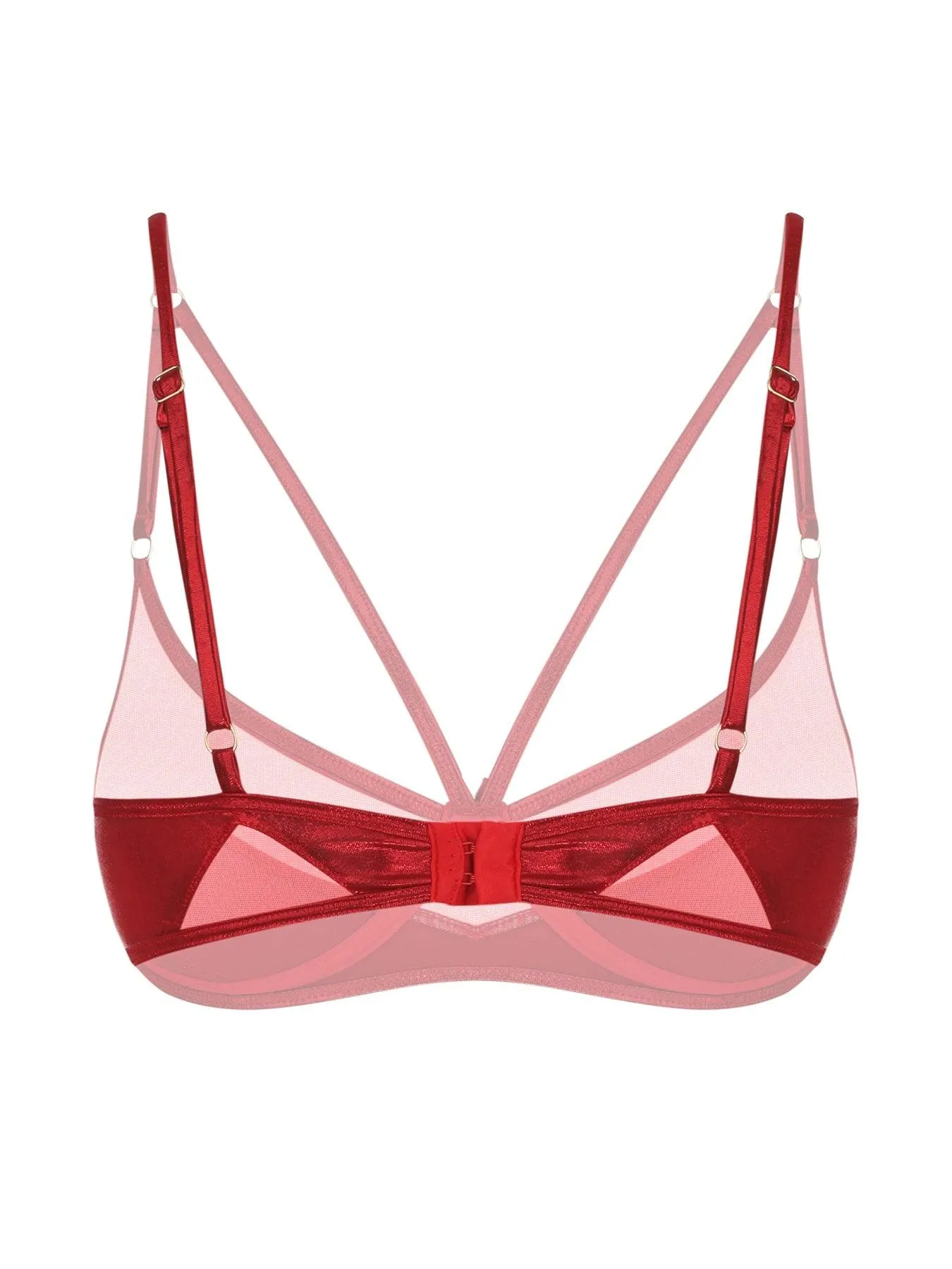 Crimson Charm Bra