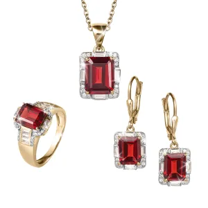 Crimson Paradise Garnet Collection