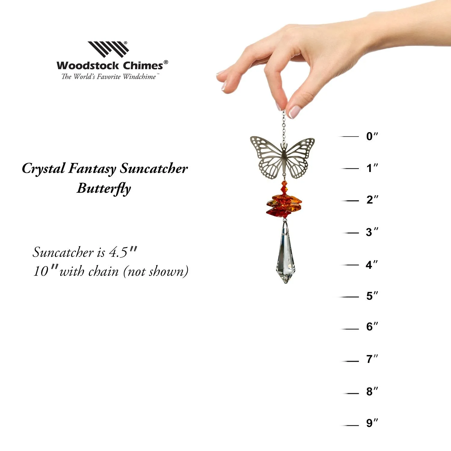 Crystal Fantasy Suncatcher - Butterfly