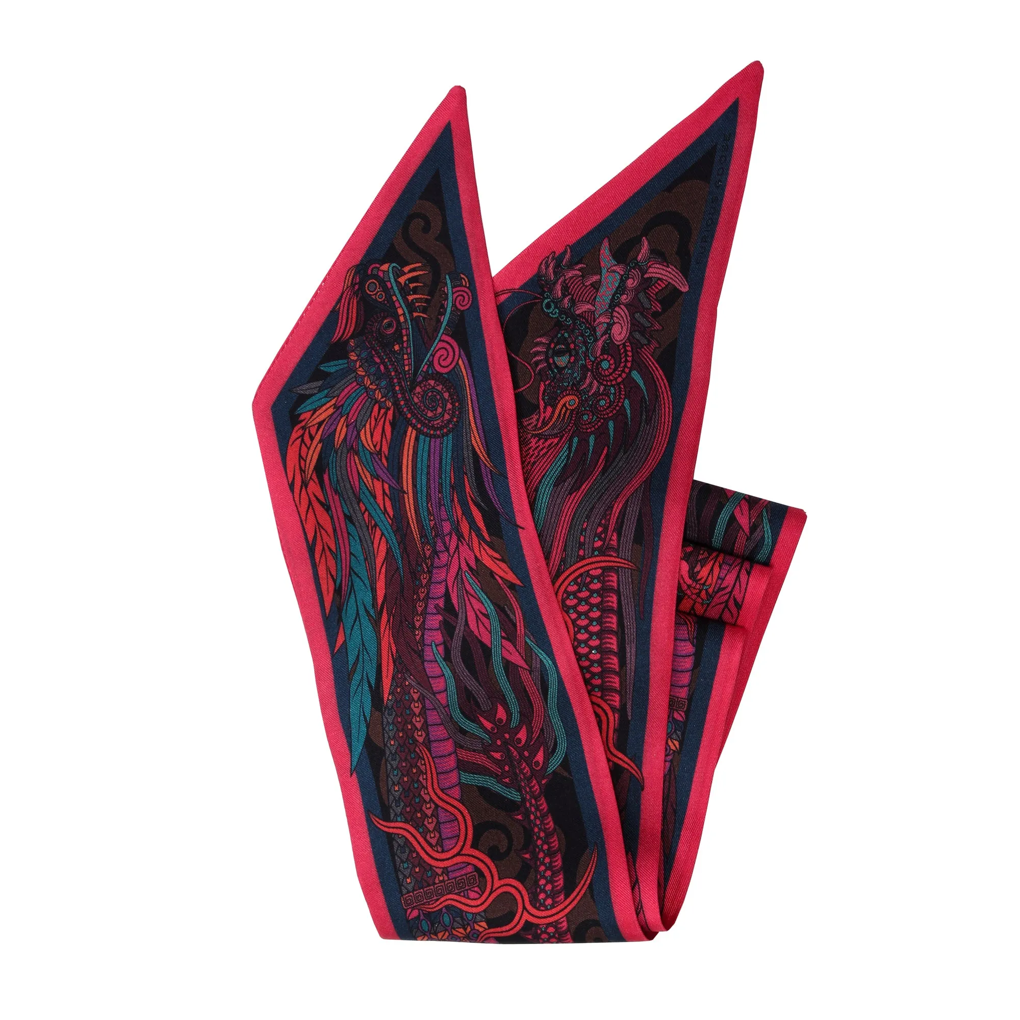 Dragon Bow Sanguis, Silk Ribbon Scarf