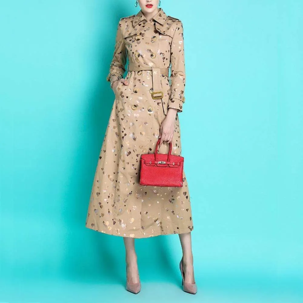 England Style Autumn Spring Trench Coat