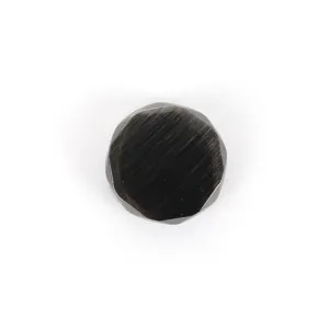 Faceted Metal Shank Button 23mm - Gunmetal