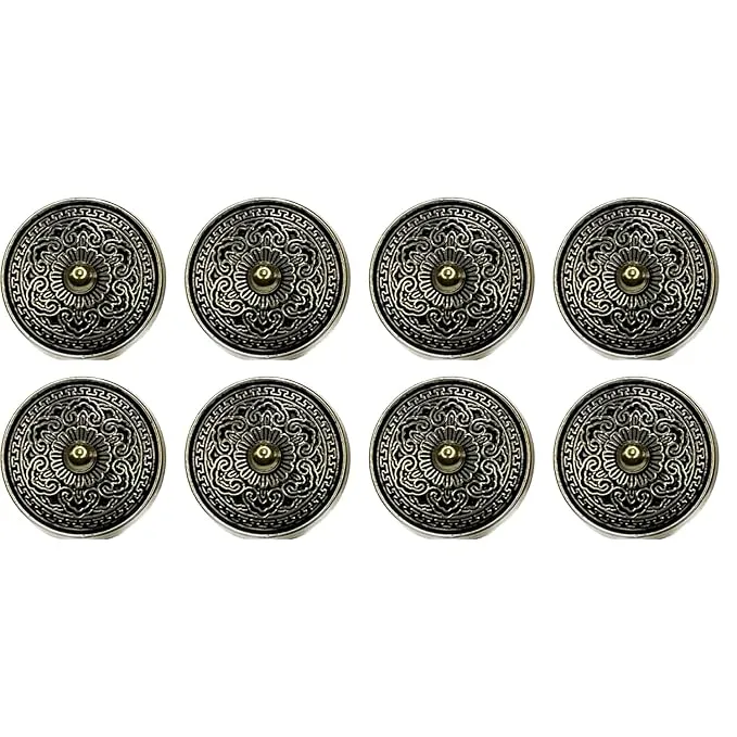 Floral Flair Metal Buttons