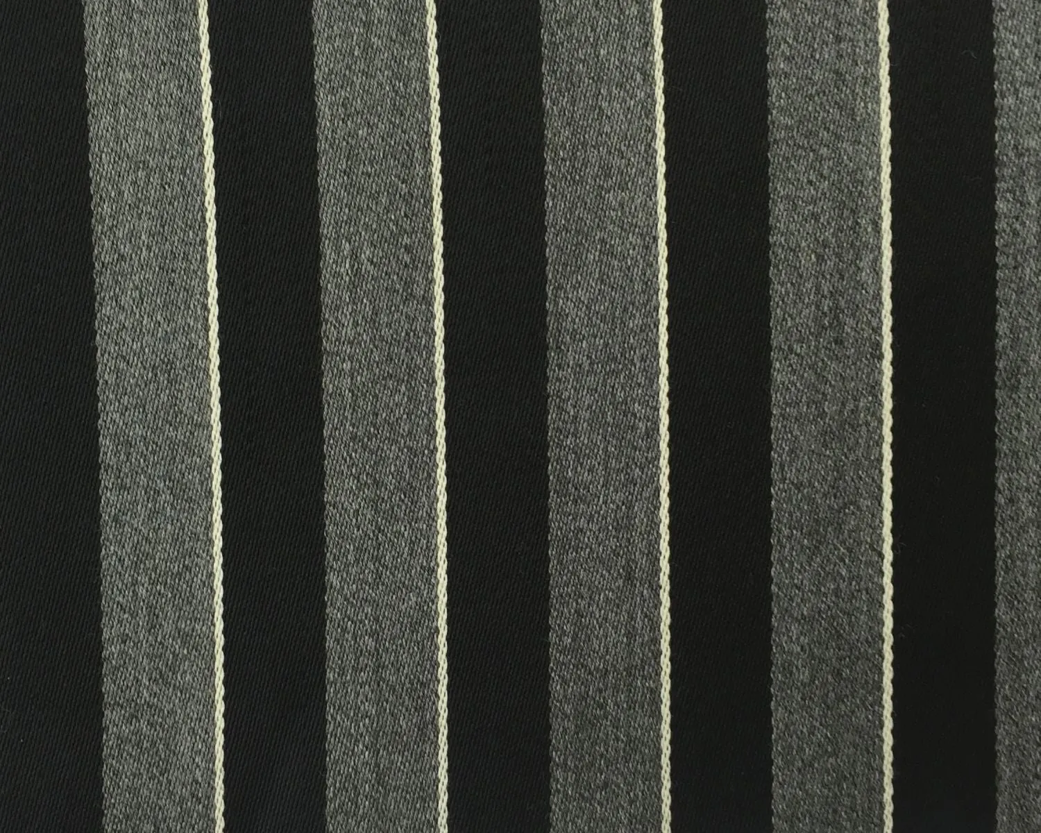 Grey, Black And White Blazer/Boating Stripe 1 1/2'' Repeat Jacketing