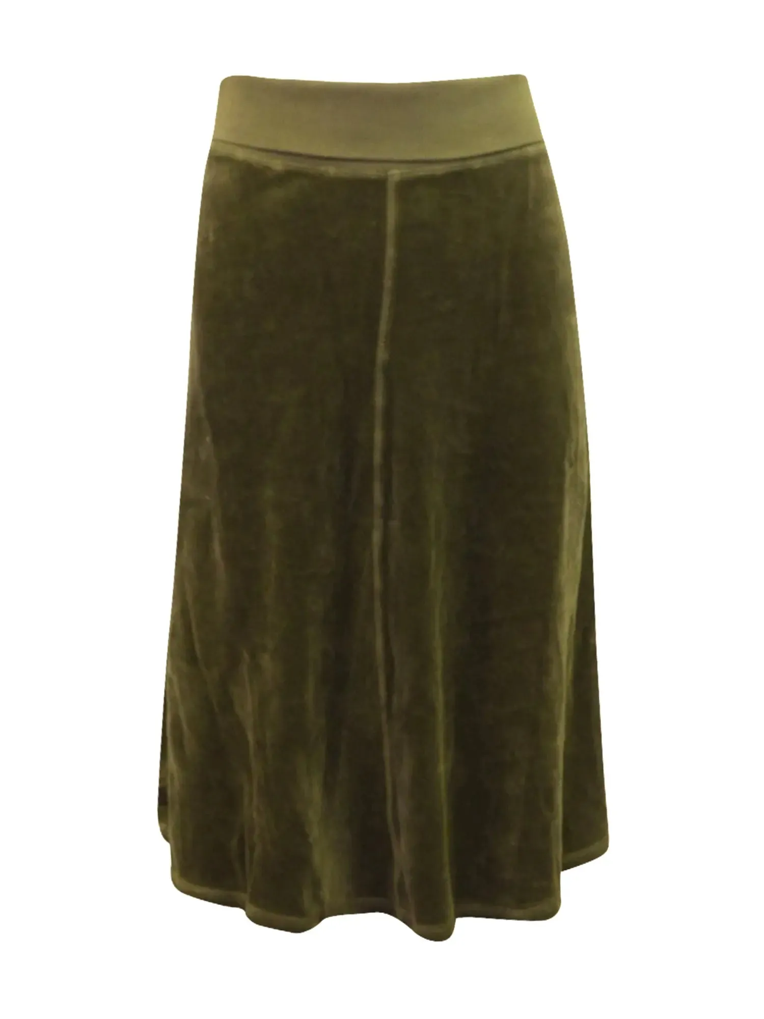 Hard Tail Velour Flair Skirt V-127