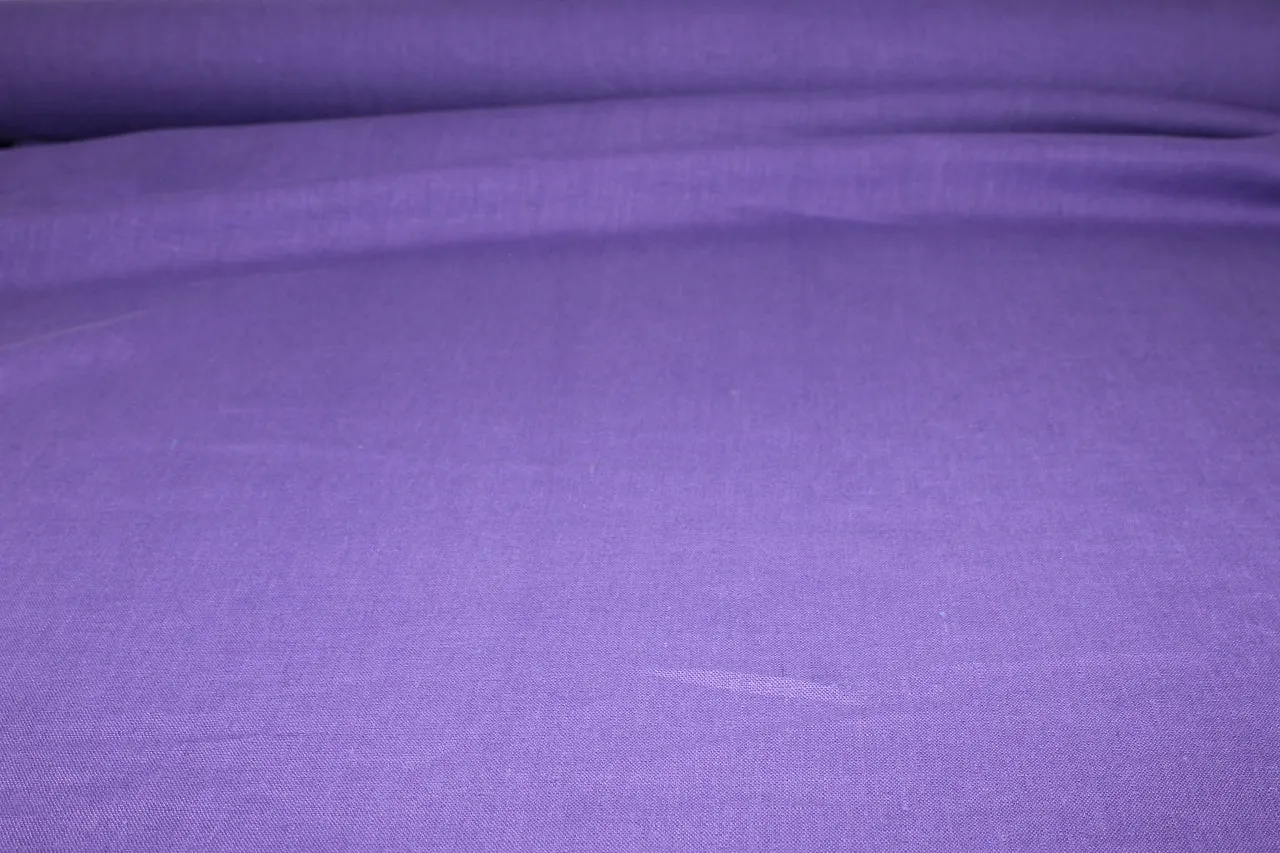 Italian Mid-weight Linen - Brilliant Purple