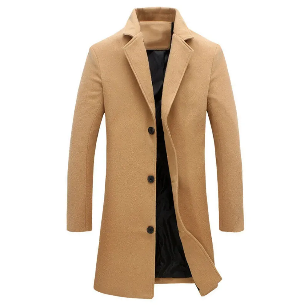 Jacket Casual Overcoat Plus Size 5 Colors