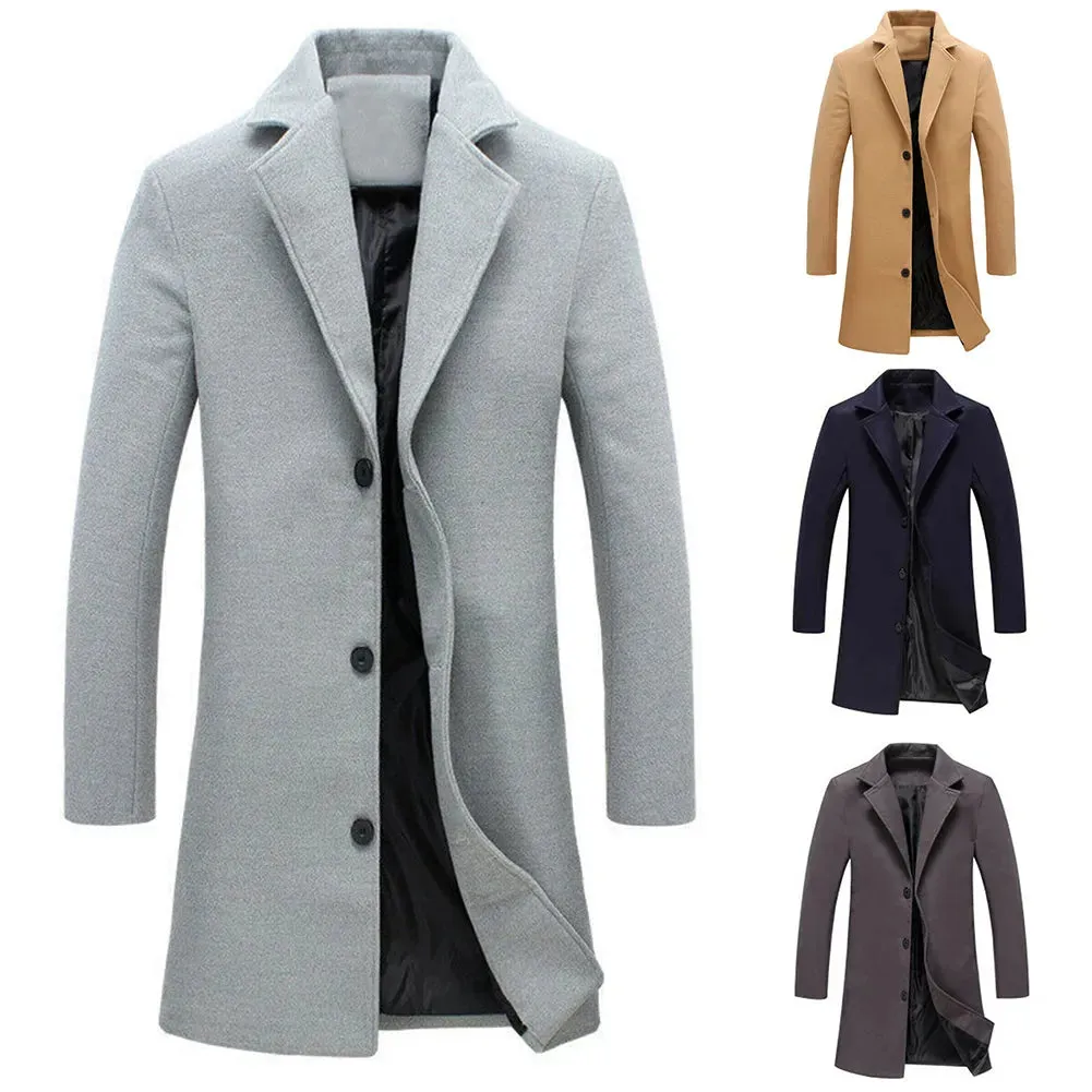 Jacket Casual Overcoat Plus Size 5 Colors