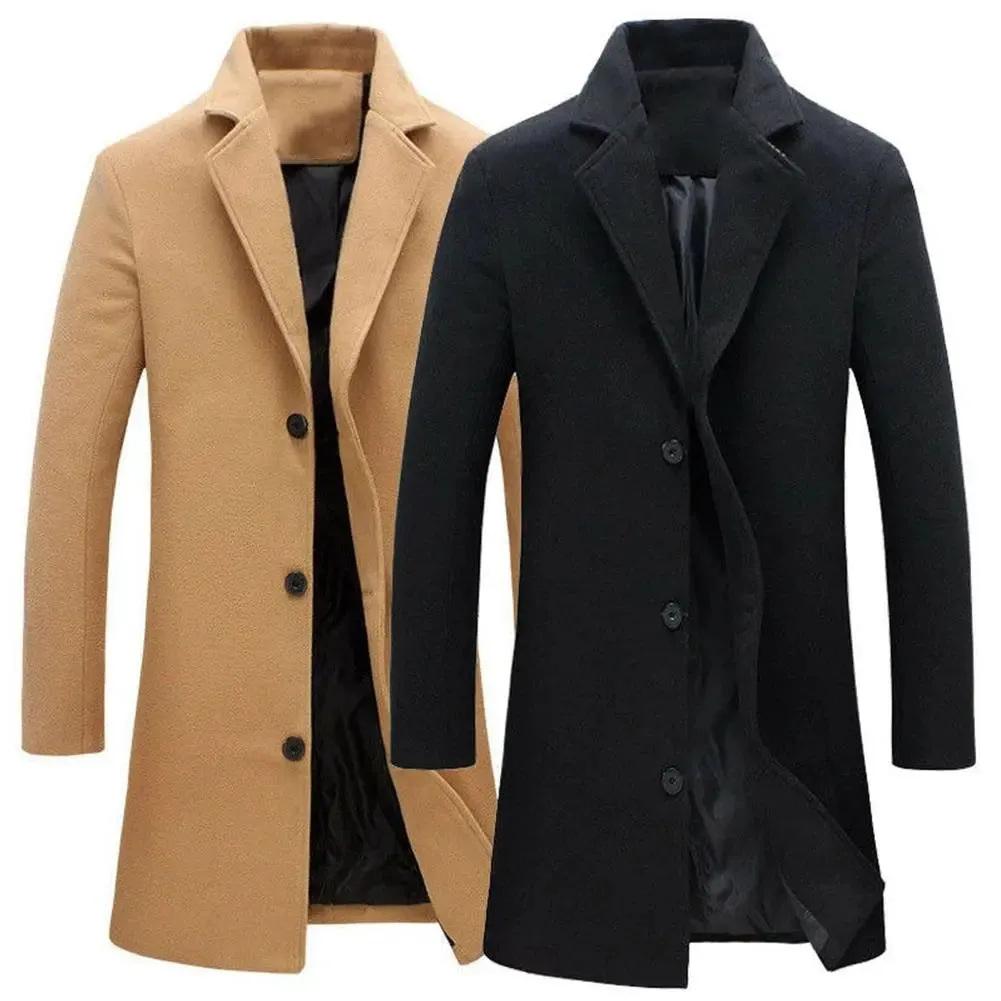 Jacket Casual Overcoat Plus Size 5 Colors