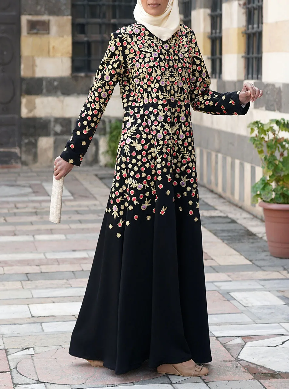 Jannat Embroidered Abaya Gown