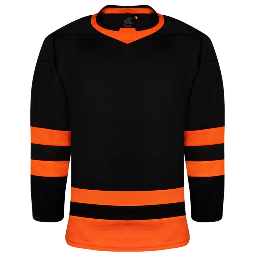 Kobe K3GLI Black/Orange Premium League Hockey Jersey