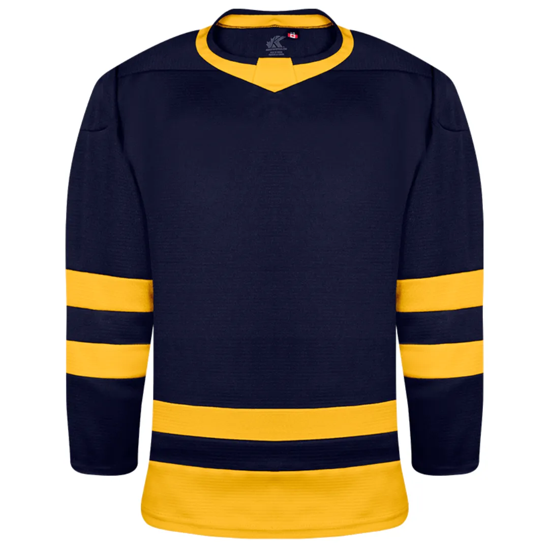 Kobe K3GLI Navy/Gold Premium League Hockey Jersey