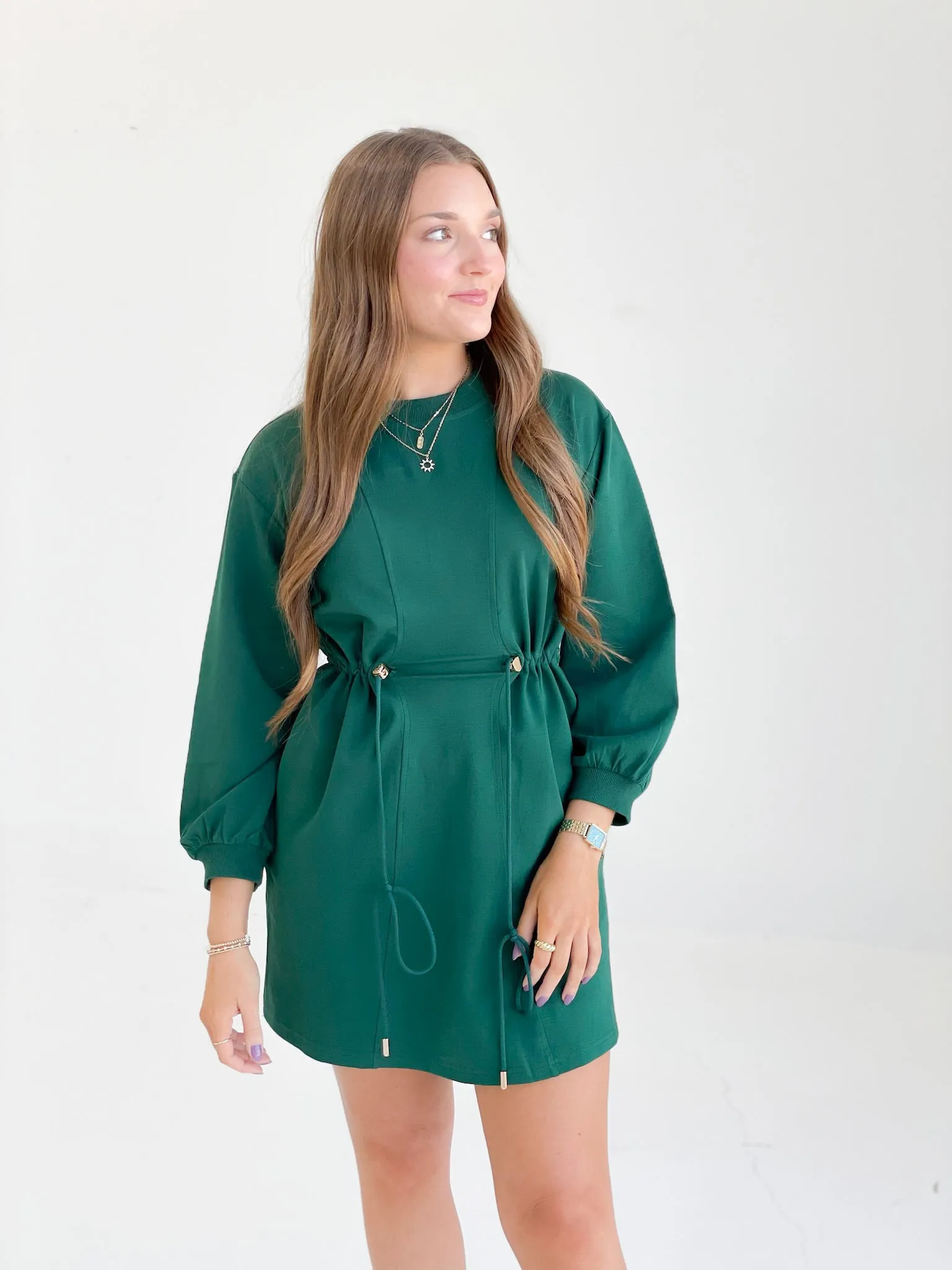 Mangold Mini Dress - H Green