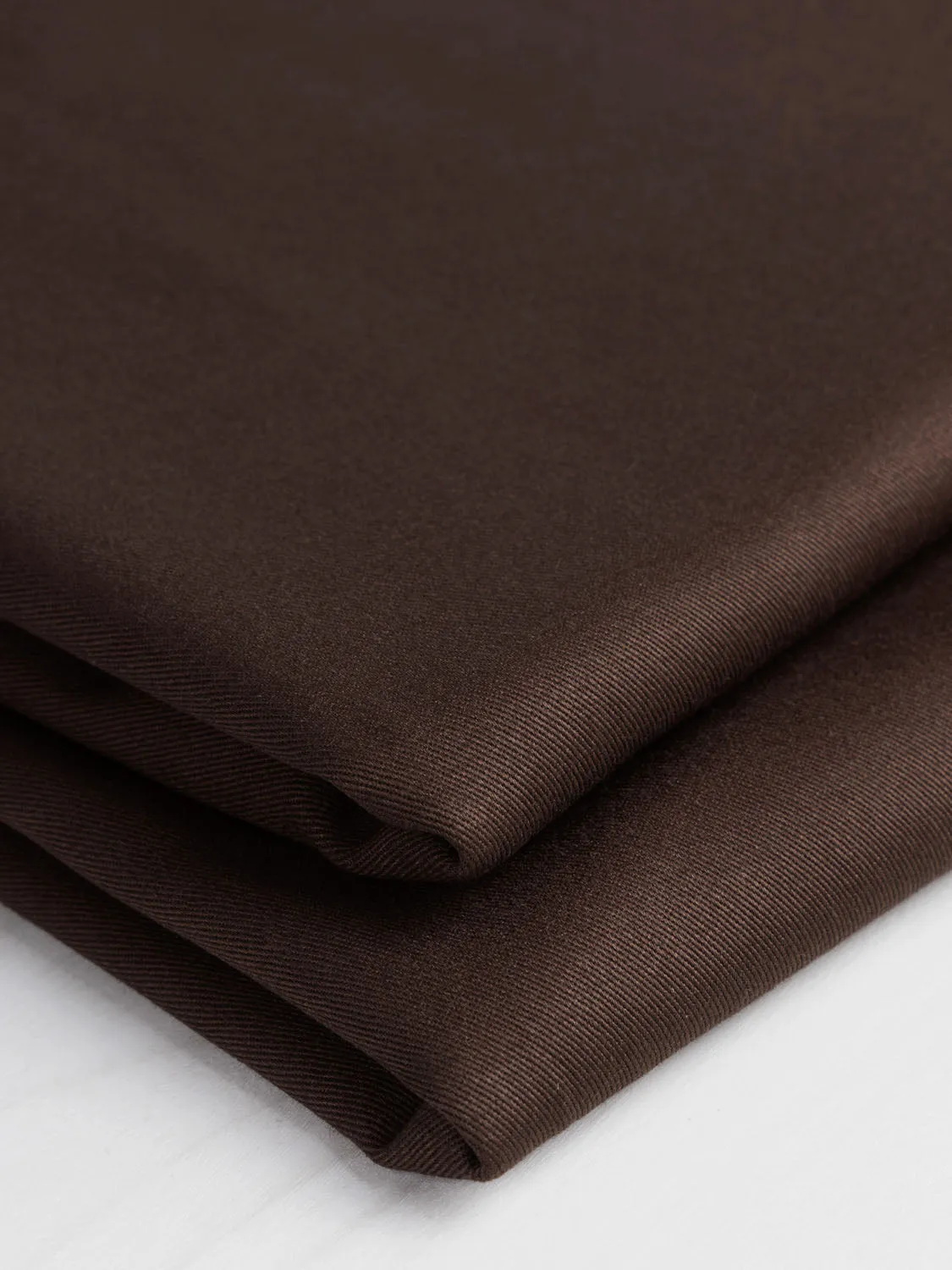 Midweight  Organic Cotton Twill - Clove - Swatch