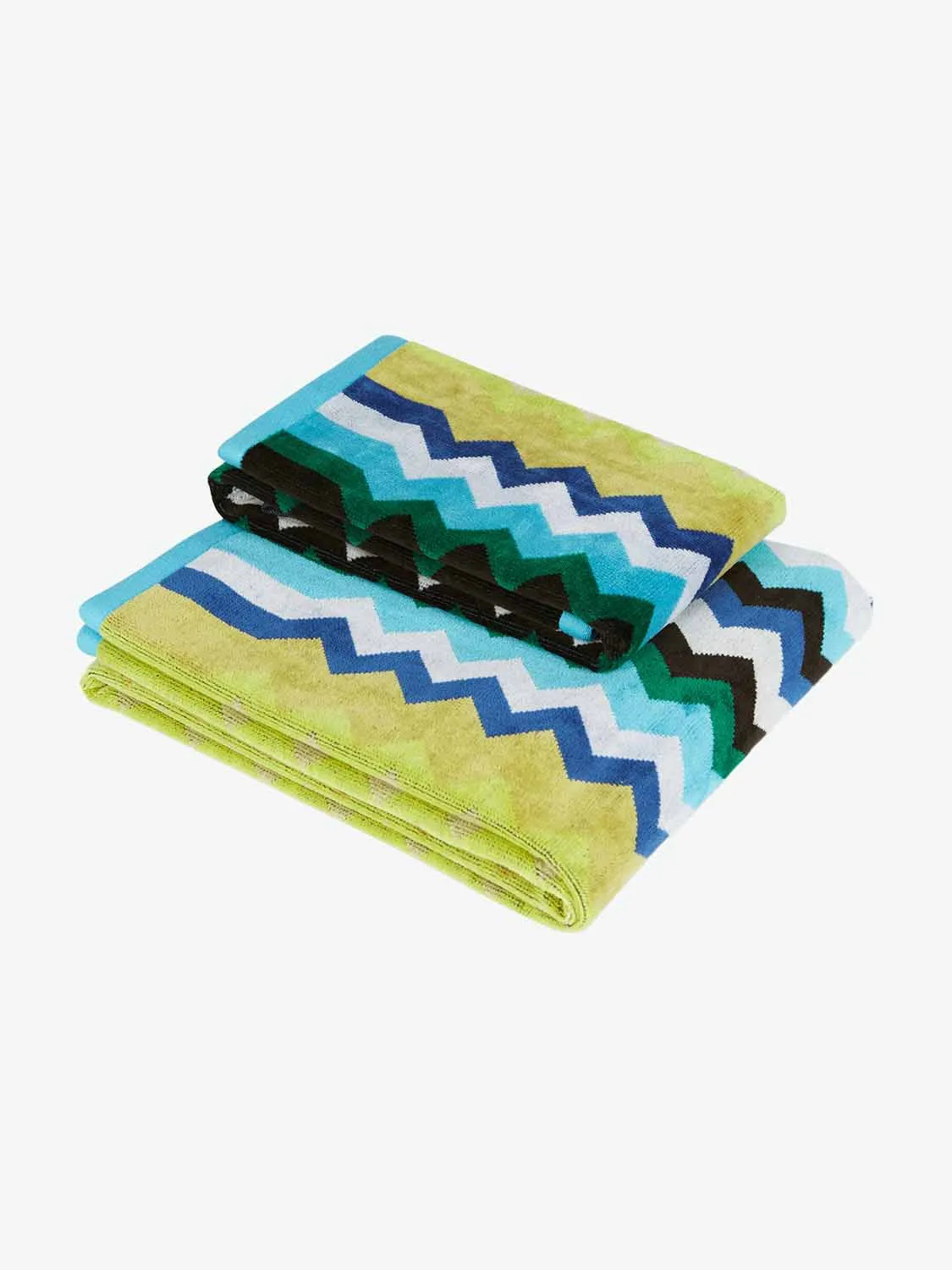 Missoni Two Piece Bath and Hand Towel Set