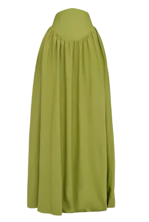 Pado Corset Lime Maxi Skirt