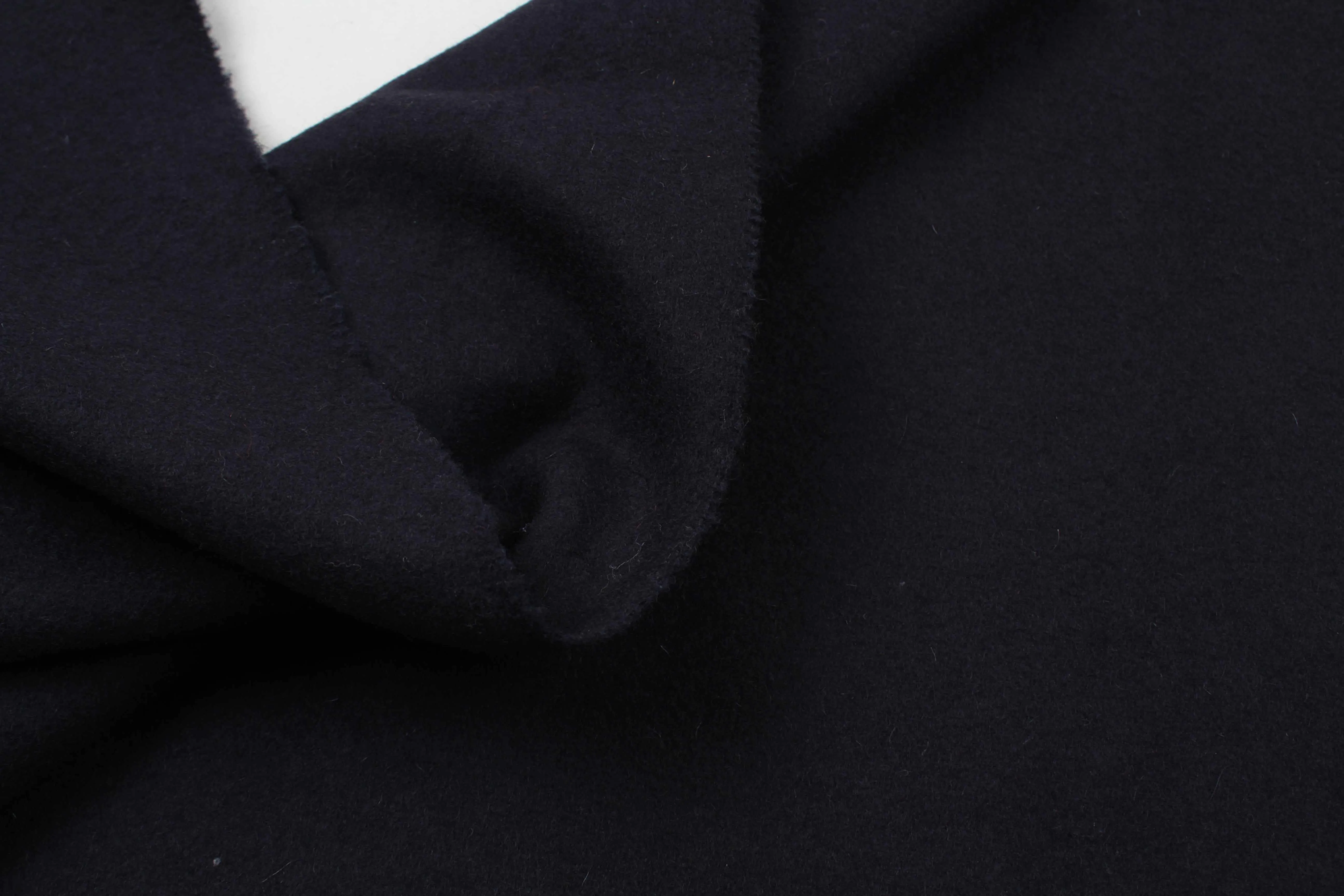 Premium Wool Blend for Coats - Navy