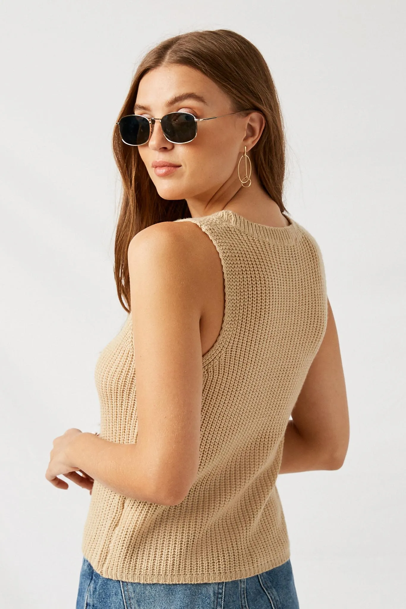 Sweater Tank Top