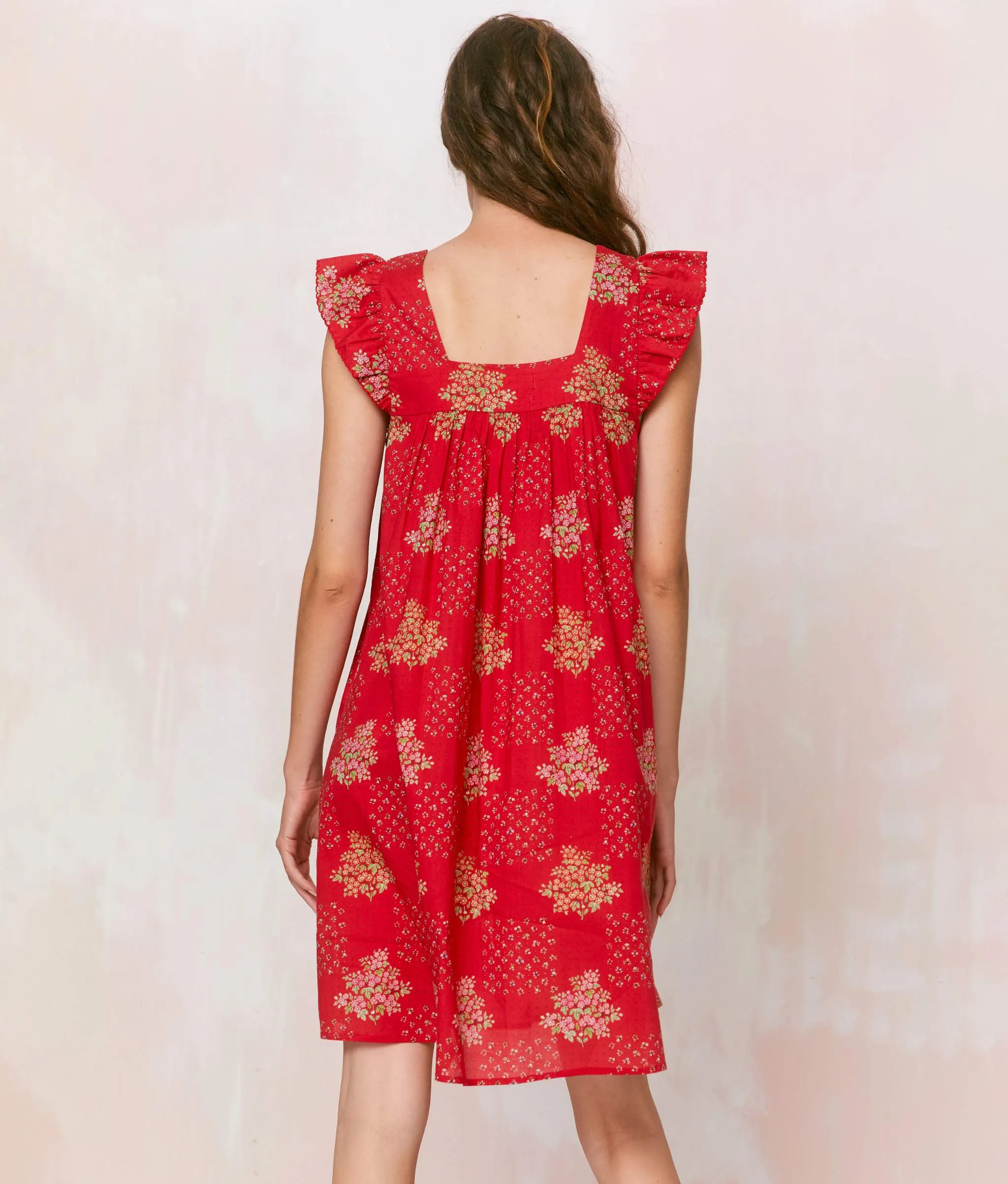 The Bennet Dress | Crimson Bouquet